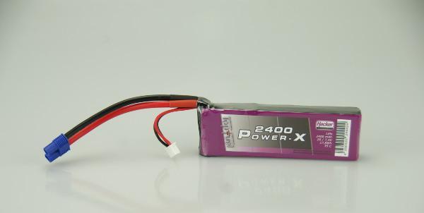 Actual product image Hacker TopFuel LiPo Battery 7.4V 2400mAh 35C (7.40 V, 2400 mAh)