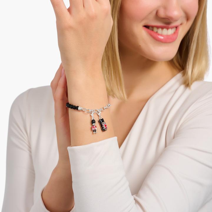Image du produit Thomas Sabo Charm pendentif London Taxi avec Union Jack argent (Argent 925, Émail)