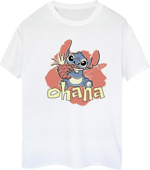 Image du produit Disney - T-shirt LILO AND STITCH OHANA PINEAPPLE - Femme (S)