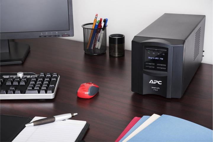 Image du produit APC Smart-UPS 750VA LCD version US Tower Smartslot USB with Smartconnect (750 VA, 500 W, Line-interactive Onduleur)