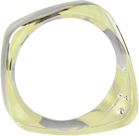 Produktbild Cayoo Bangle Small - Armreifen, lime (6.80 cm, Plexiglas mit Swarovski Elementen)