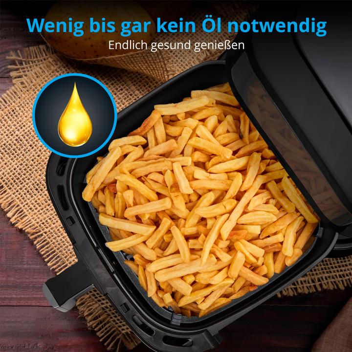 Actual product image Medion MD 11750 Life P10 XL Duo deep fryer 6.8 litre, black