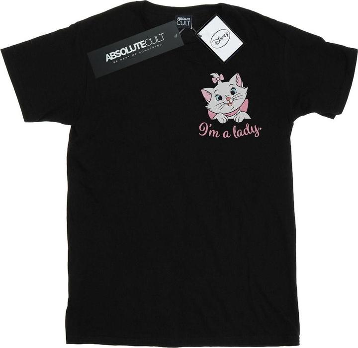 Disney Aristocats Marie I'm A Lady Breast Print TShirt (3XL)