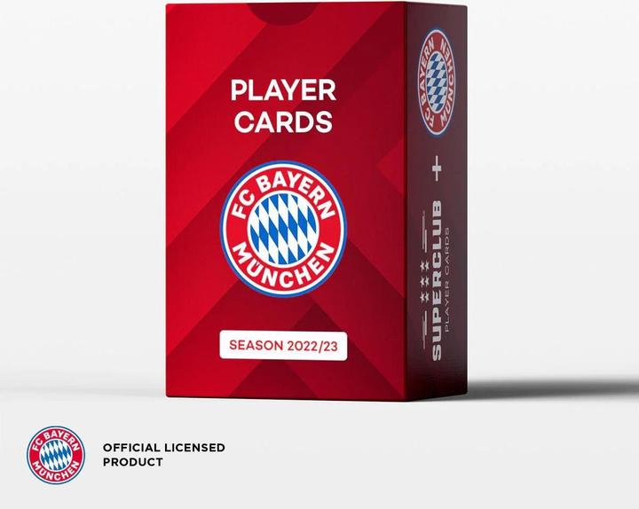 Actual product image Superclub FC Bayern Munich player cards 2023/24 (English)