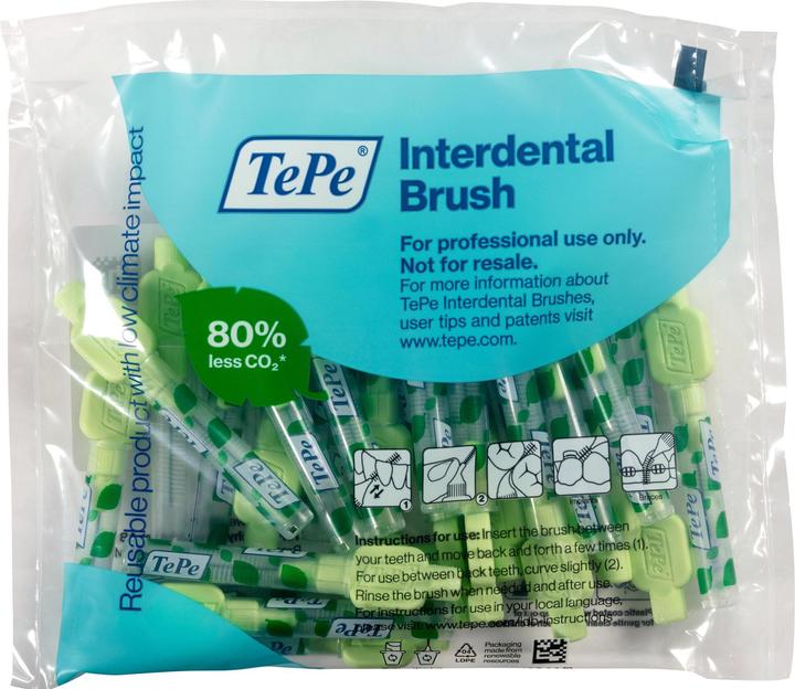 Produktbild TePe Interdentalbürste - extra weich hellgrün (25 x, 0.80 mm)