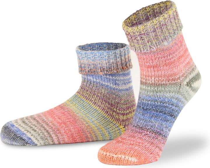 Normani 2 Paar Skandinavische Wollsocken mit Umschlag (2er Pack, 35 - 38)