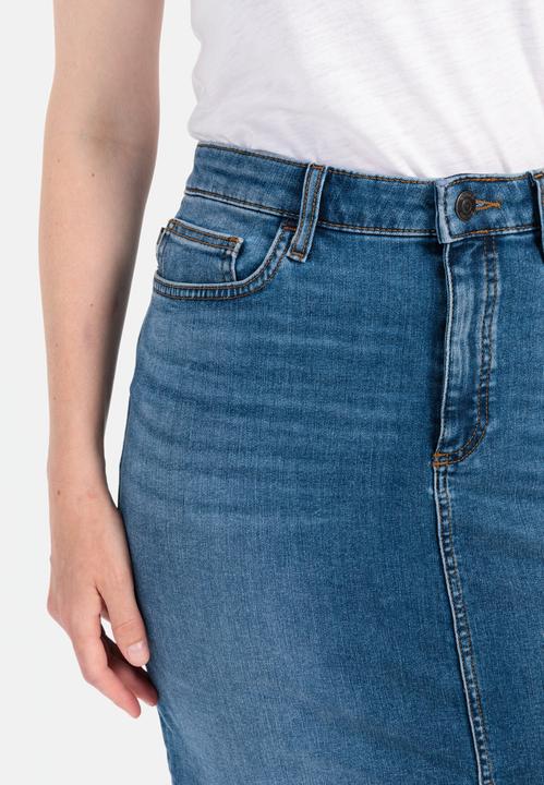 Image du produit Camel Active Jupe en jean à l'aspect usé (46)