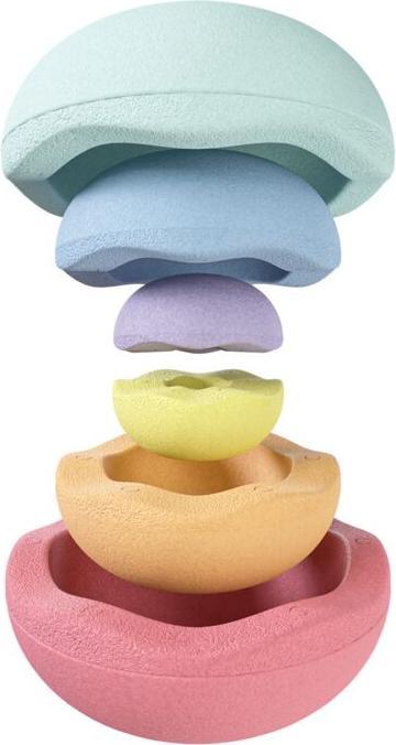 Actual product image Stapelstein ® Inside Rainbow Pastel, set of 6