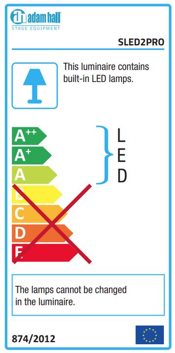Actual product image Adam Hall Stands SLED Pro LED Music Stand Light (Music stand light)