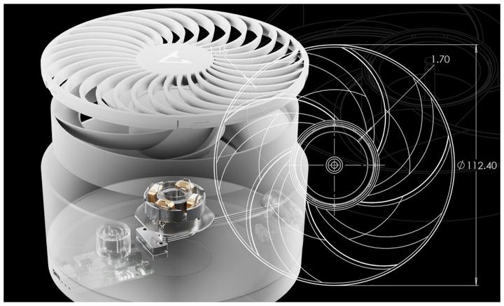 Actual product image Arctic Table fan