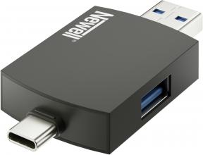 Image du produit Newell lecteur de carte mémoire Hub OTG 3en1 (USB-C, USB)