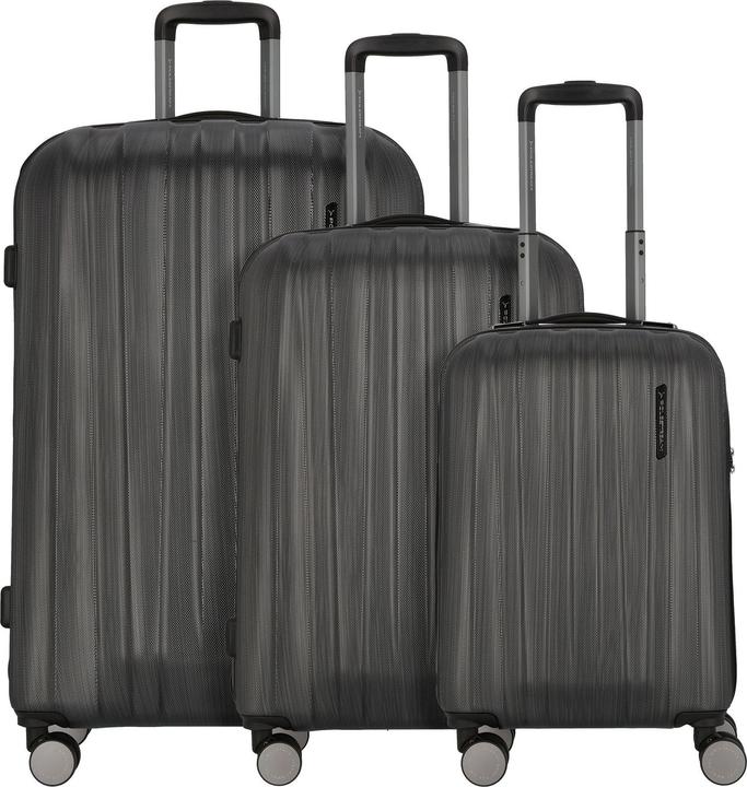 Produktbild Polestream Moonrock 4 Rollen Kofferset 3-teilig mit Dehnfalte (212 l, XL (ab 115l))