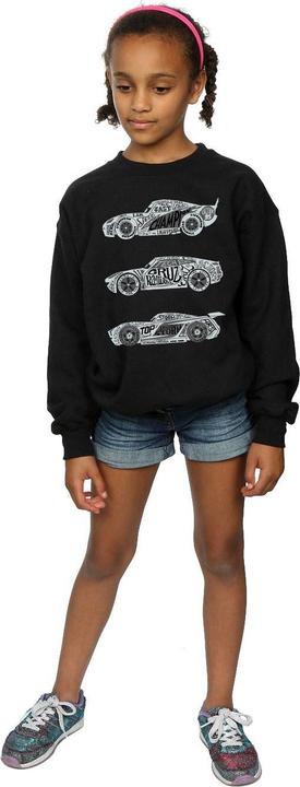 Immagine prodotto Disney Cars Text Racers Felpa Ragazze (128)