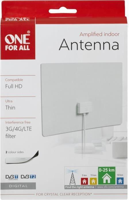 Image du produit One for All Antenne DVB-T Ultrathin (Antenne plate, DVB-T / -T2)