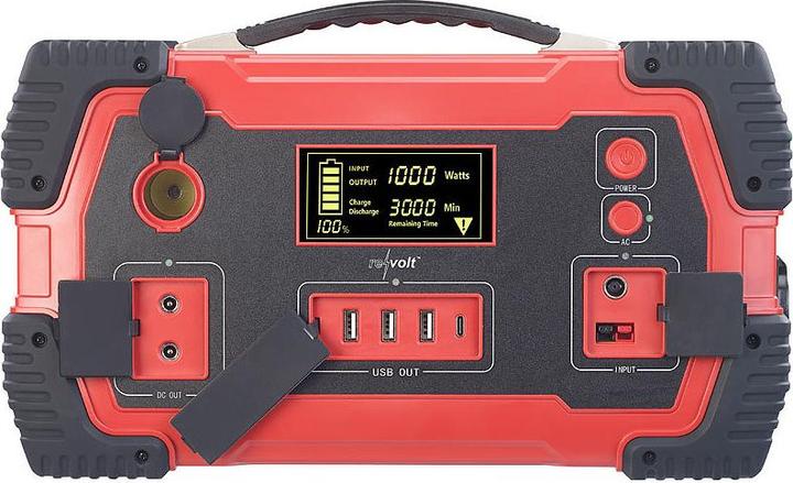 Produktbild Revolt Powerbank & Solar-Konverter (800 Wh, 7 kg)