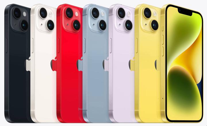 Image du produit Apple iPhone 14 (128 Go, Bleu, 6.10", SIM + eSIM, 12 Mpx, 5G)