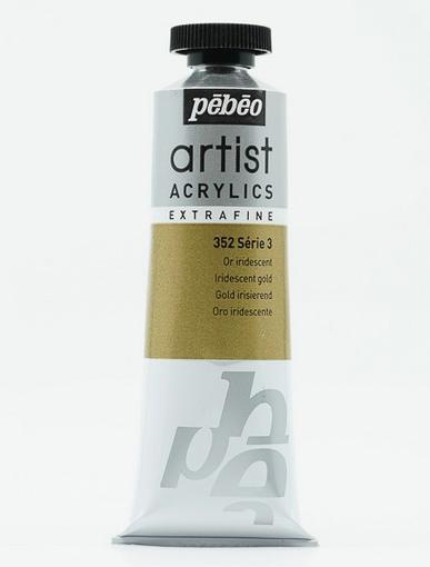 Produktbild Pebeo Artist Acrylics Extrafein Acrylfarben (Gold Irisierend, 37 ml)