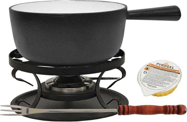 Heidi Cheese Line Set caquelon noir à fondue Ø 21 cm
