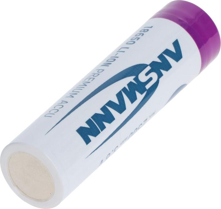 Actual product image Ansmann 18650 battery, protected battery by safety circuitry (1 pcs., 18650, 2600 mAh)