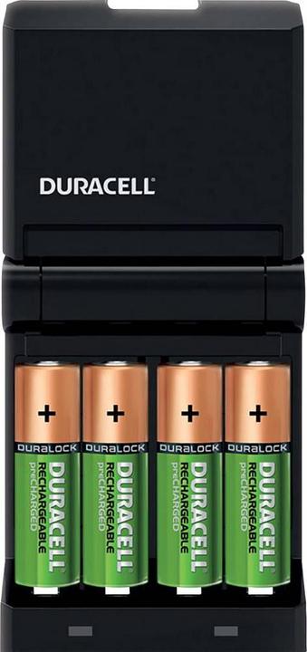 Produktbild Duracell Hi-Speed Value Charger inkl. 2x AA und 2x AAA (4 Stk., AA, AAA, 1300 mAh, Ladegerät inkl. Akku)