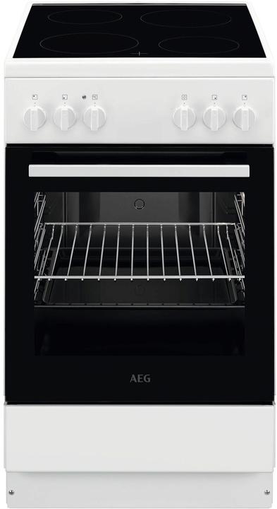 AEG CCB 50090BW ws Freestanding cooker A 50cm 60L 6 heating modes Roasting zone