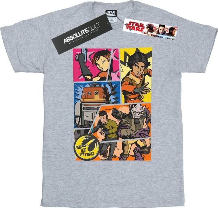 Image du produit Star Wars - T-shirt REBELS COMIC STRIP - Homme (XL)