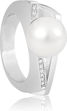 Image du produit Breuning BAGUE - PERLE DU SUD-ZP/Brill. 0,044 Ct. H/si (58, Or 585/14 K)