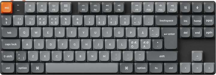 Actual product image Keychron K1 Max Wireless RGB Hot Swappable 80% Mechanical Keyboard, Gateron Brown Switches (DE, Cable)