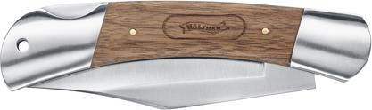 Actual product image Walther Survival Knife Classic Clip 1 Walnut Handle Scales