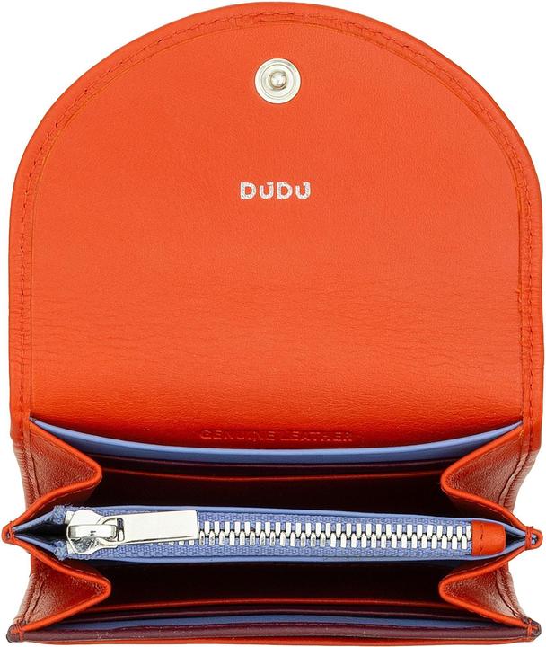 Actual product image Dudu Colourful Malaga wallet RFID protection leather 8.5 cm