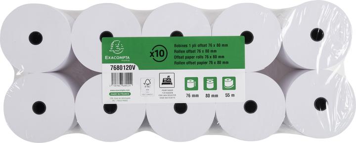 Produktbild Exacompta Kassenrolle