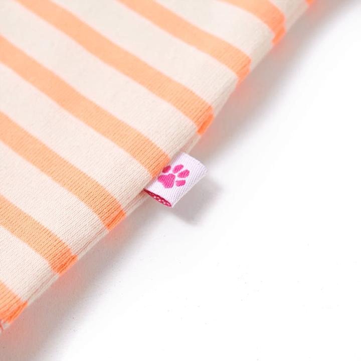 Actual product image VidaXL Children's T-shirt neon orange 116,Material: 95 % cotton. 5 (116)