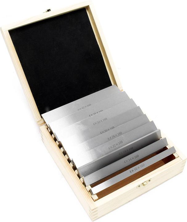 Actual product image Wiltec Vice Jaw Protector Set 18pcs. 160mm 9 Pairs Mill Lathe