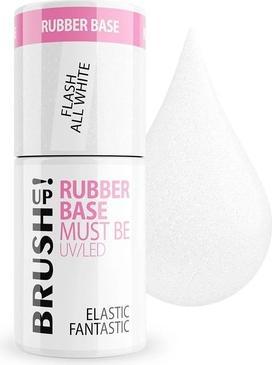 Immagine prodotto Brush up Base in gomma Brushup Must Be Uv Led Hybrid Nail Base Elastic Fantastic Flash All White 5g (All White)