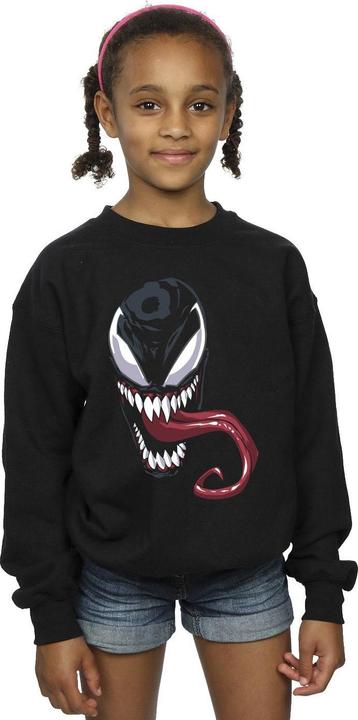Actual product image Girls Venom Face Sweatshirt (140, 146)