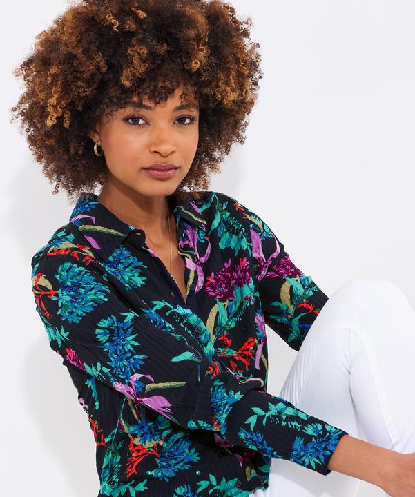 Image du produit Joe Browns Floral Sequinned Crinkle Blouse (46)