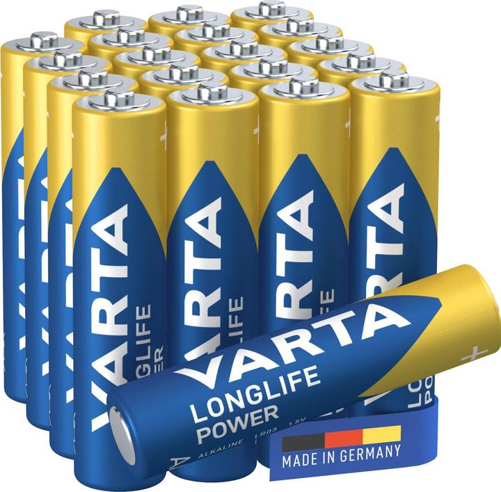 Varta Longlife Power AAA (20 pcs, AAA, 1260 mAh)