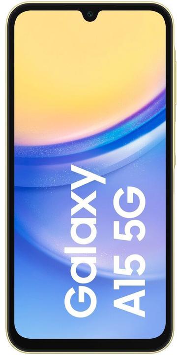 Actual product image Samsung Galaxy A15 5G (128 GB, Yellow, 6.50", Dual SIM, 50 Mpx, 5G)