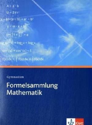 Produktbild Formelsammlung Mathematik. Gymnasium (Deutsch, 2005)