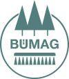 Image du produit Buemag Garniture WC "Solid" blanche 40 cm avec brosse à tête ronde
