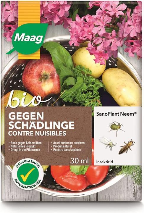 Produktbild Maag Neem (Blattläuse, Weissen Fliegen, Spinnmilben, Buchsbaumzünsler, Thripse)