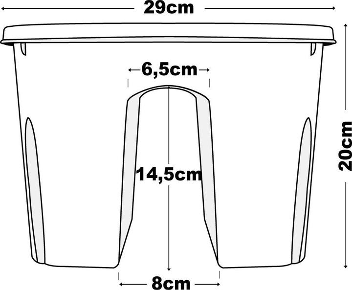 Image du produit Deuba Box balcon (29 cm)
