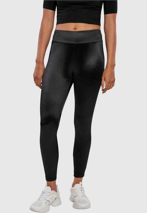 Actual product image Urban Classics Ladies Shiny High Waist Leggings (XL)