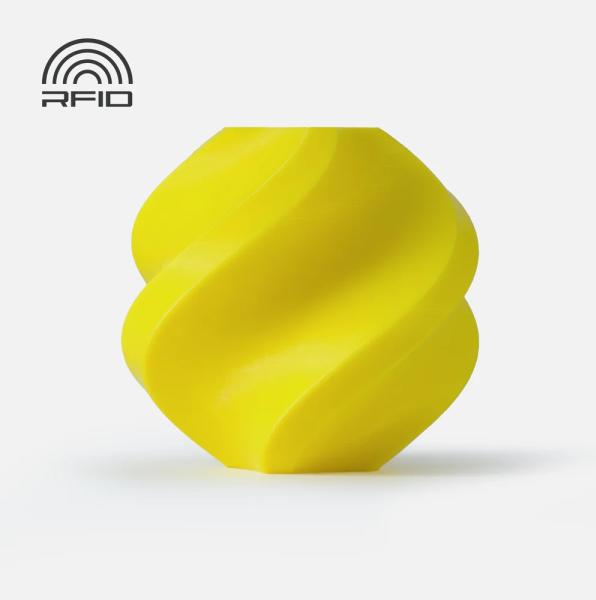 Bambu Lab Filament PLA Basic Yellow 1kg (PLA, 1.75 mm, 1000 g, Gelb)