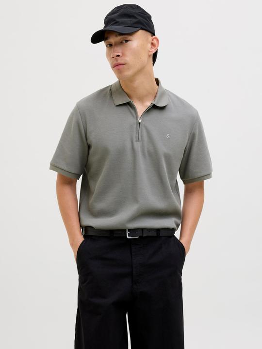 Actual product image Jack & Jones Jjeaustin Zip Polo Ss Noos (S)