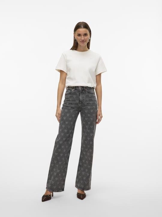Immagine prodotto Vero Moda VMTESSA Hohe Taille Weiter Beinschnitt Jeans Weit geschnitten (W28/L32)
