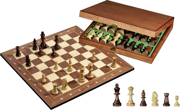 Philos Tournament chess set, field 50 mm