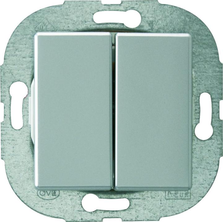 Produktbild REV Düwi Standard Quadro Serienschalter silber AL