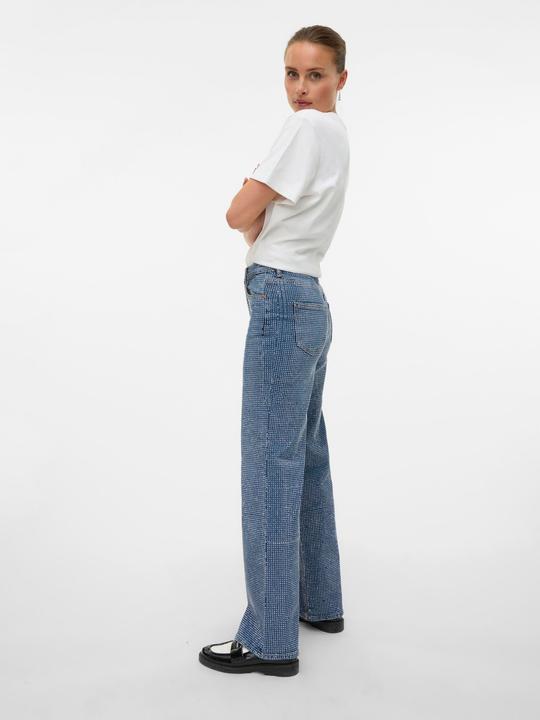 Image du produit Vero Moda VMTESSA Hohe Taille Weiter Beinschnitt Jeans Weit geschnitten (W28/L32)