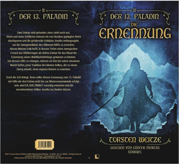 Actual product image The Appointment: The 13th Paladin Volume II (Torsten Weitze, LAUSCH Media, Günter Merlau, German)